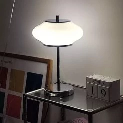 Staunton And Henry Opaque Glass Bauhaus Table Lamp Lighting