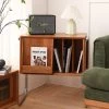 Staunton And Henry Nova Solid Wood Bookcase Side Table Cabinet Furniture