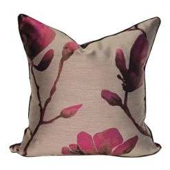 Staunton And Henry Home Accessories Floral Jacquard Cushion