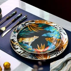 Staunton And Henry Jungle Safari Dessert And Dinner Plate Set Kitchen