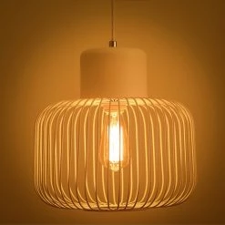 Staunton And Henry Modern Cage Pendant Light Lighting