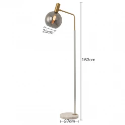 Staunton And Henry Orbit Glass Shade Floor Lamp Lighting