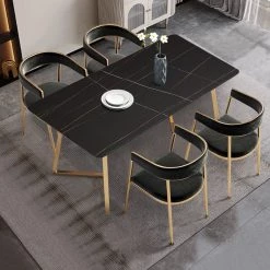 Staunton And Henry Furniture Ella Marble Pattern Dining Table