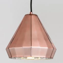 Staunton And Henry Lighting Geometric Copper Pendant Light