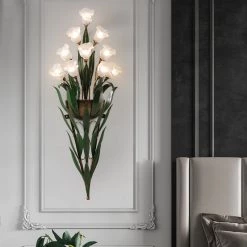 Staunton And Henry Zoe Flower Bouquet Wall Light