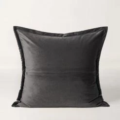 Staunton And Henry Modern Black And Grey Throw Cushion
