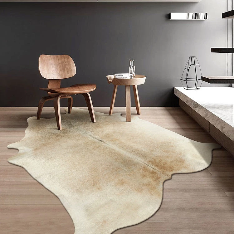 Staunton And Henry Premium Champagne Faux Cowhide Rug 4 Staunton And Henry Premium Champagne Faux Cowhide Rug