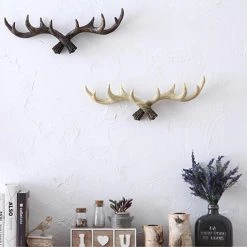 Staunton And Henry Wall Decor Antler Wall Hooks