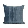 Staunton And Henry Amrin Stitched Blue Throw Cushion