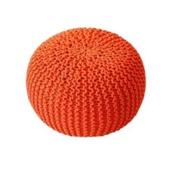Staunton And Henry Furniture Chunky Knit Pouf