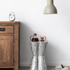 Staunton And Henry Furniture Clover Leaf Mother Of Pearl Inlay Side Table