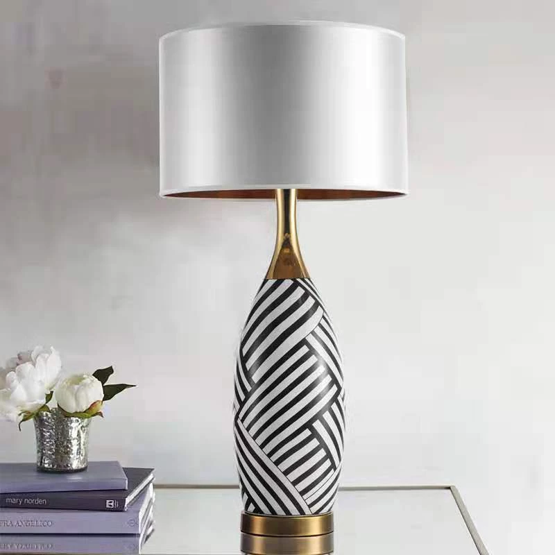 Staunton And Henry Elegant Black And White Ceramic Table Lamp Lighting 1 Staunton And Henry Elegant Black And White Ceramic Table Lamp Lighting