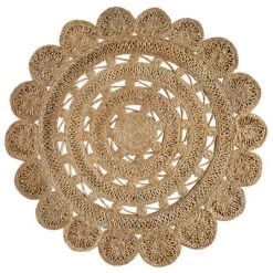 Staunton And Henry Rugs Rosetta Round Hemp Rug 5 Staunton And Henry Rugs Rosetta Round Hemp Rug