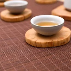 Staunton And Henry Kitchen Solid Wood Drink Coasters - Set Of 4