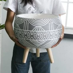 Staunton And Henry Modern Moroccan Planter With Legs