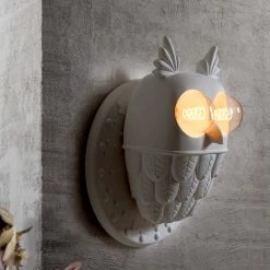 Staunton And Henry Nordic Style Owl Wall Light Lighting