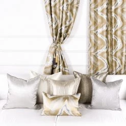 Staunton And Henry Eva Satin Luxury Throw Cushions