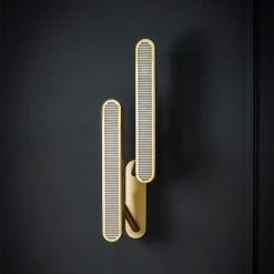 Staunton And Henry Colt Style Slim Gold Wall Light