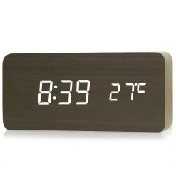 Staunton And Henry Block Clock Digital Alarm & Temperature