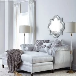 Staunton And Henry Cloverleaf Art Deco Decorative Wall Mirror