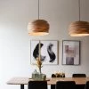 Staunton And Henry Studio Vayehi Light Cloud Wood Veneer Ceiling Light Lighting