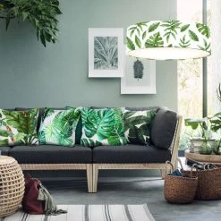 Staunton And Henry Tropical Green Throw Cushion 8 Staunton And Henry Tropical Green Throw Cushion