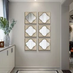 Staunton And Henry Oriental Window Frame Wall Mirror