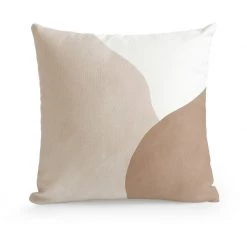 Staunton And Henry Abstract Beige Throw Cushion Home Accessories