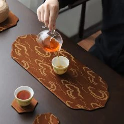 Staunton And Henry Oriental Silk Placemat - Set Of 4