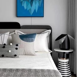 Staunton And Henry Modern Steel Blue And Gray Throw Cushion Home Accessories 9 Staunton And Henry Modern Steel Blue And Gray Throw Cushion Home Accessories