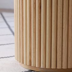 Staunton And Henry Art Deco Solid Wood Round Dining Table Furniture