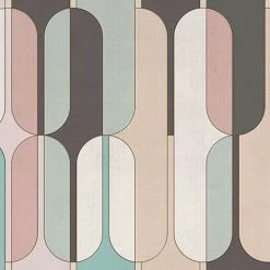 Staunton And Henry Midcentury Muted Tone Wallpaper Wall Decor