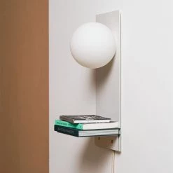 Staunton And Henry Tala Modern White Wall Light Shelf Lighting