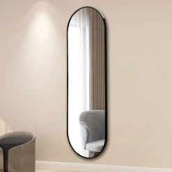 Staunton And Henry Anais Round Edge Full Length Mirror Furniture