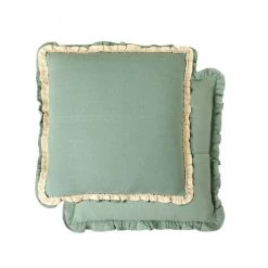 Staunton And Henry Home Accessories Germaine Ruffle Throw Cushion