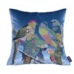 Staunton And Henry Home Accessories Parrot Embroidered Throw Cushion
