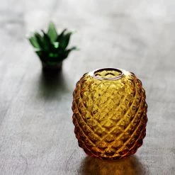 Staunton And Henry Glass Pineapple Containers