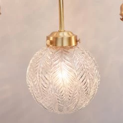 Staunton And Henry Lighting Vintage Style Glass Globes Chandelier