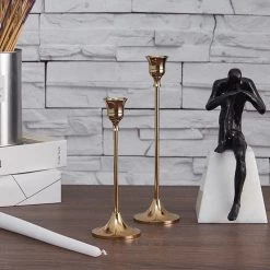 Staunton And Henry Slim Gold Candle Holder - Set Of 3 Home Accessories 7 Staunton And Henry Slim Gold Candle Holder - Set Of 3 Home Accessories