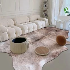 Staunton And Henry Premium Tricolor Brown Faux Cowhide Rug 11 Staunton And Henry Premium Tricolor Brown Faux Cowhide Rug