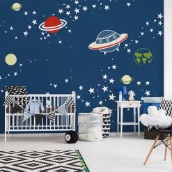 Staunton And Henry Outer Space Kids Wall Mural