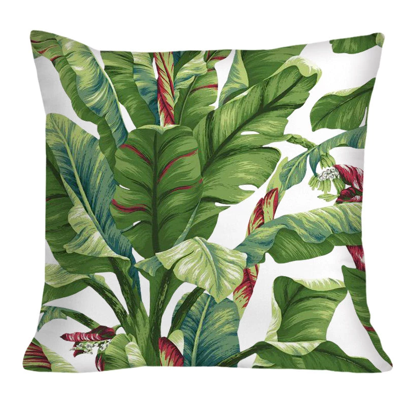 Staunton And Henry Tropical Green Throw Cushion 2 Staunton And Henry Tropical Green Throw Cushion