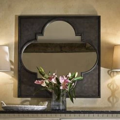 Staunton And Henry Oriental Window Frame Wall Mirror 13 Staunton And Henry Oriental Window Frame Wall Mirror