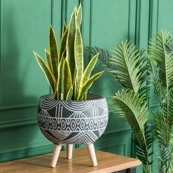 Staunton And Henry Modern Moroccan Planter With Legs