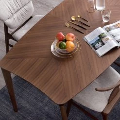 Staunton And Henry Sabrina Walnut Rectangle Dining Table