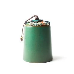 Staunton And Henry Kitchen Jade Green Oriental Tea Canister