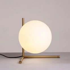 Staunton And Henry Retro Modern Brass Table Lamp Lighting