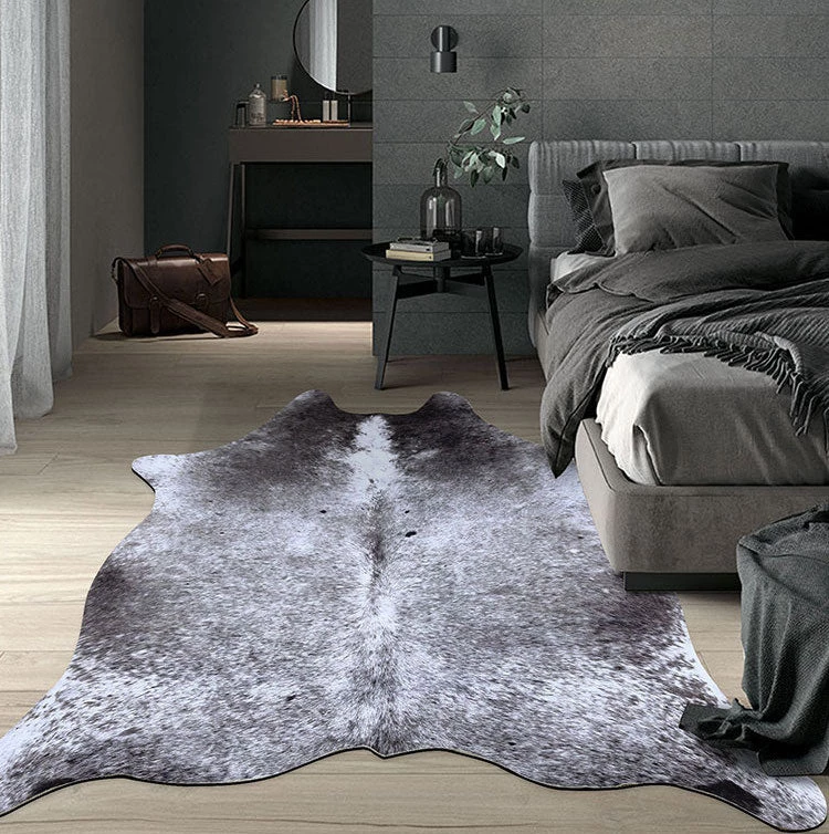 Staunton And Henry Rugs Premium Black Speckled Faux Cowhide Rug 3 Staunton And Henry Rugs Premium Black Speckled Faux Cowhide Rug