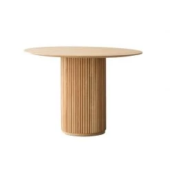 Staunton And Henry Art Deco Solid Wood Round Dining Table Furniture