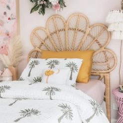 Staunton And Henry Bloom Rattan Cane Bedhead Furniture